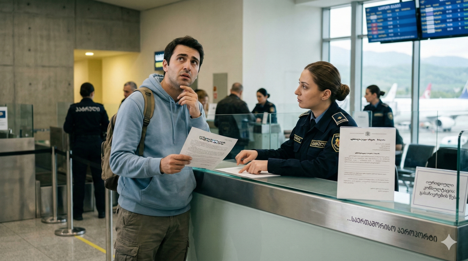 საქართველოში შემოსვლაზე უარის თქმის დოკუმენტი და იურიდიული კონსულტაცია